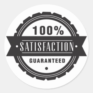 Sticker Rond Satisfaction garantie