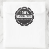Sticker Rond Satisfaction garantie (Sac)