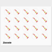 Sticker Rond Sauce chaude (Feuille)