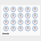 Sticker Rond Sauce Géniale Faveur de la Saint-Valentin (Feuille)