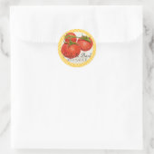 Sticker Rond sauce tomate sauce tomate couleur personnalisée ét (Sac)