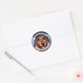 Sticker Rond Saucisse intelligente (Enveloppe)