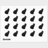 Sticker Rond Saule (Feuille)