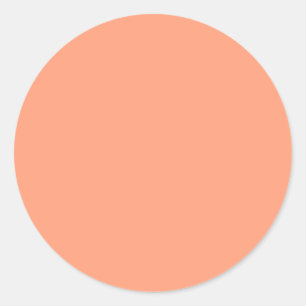 Sticker Rond Saumon clair