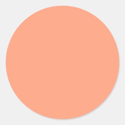 Sticker Rond Saumon clair (Devant)