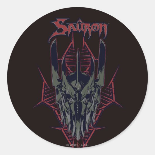 Sticker Rond Sauron Icon (Devant)