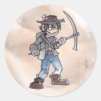 Sticker Rond Saut de revendication