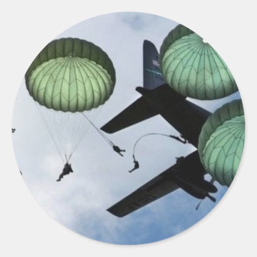 Sticker Rond saut en vol (Devant)