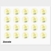 Sticker Rond Saute Into Webkinz ! (Feuille)