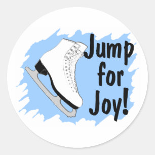 Sticker Rond Sautez pour le patin de bleu de joie