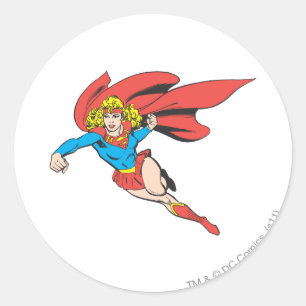 Sticker Rond Sauts et poinçons de Supergirl