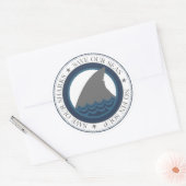 Sticker Rond sauver nos requins (Enveloppe)