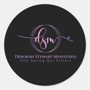 STICKER ROND SAUVER NOS SOEURS