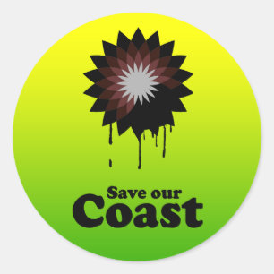 STICKER ROND SAUVER NOTRE CÔTE
