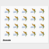 Sticker Rond Sauvez La Rainforest (Feuille)