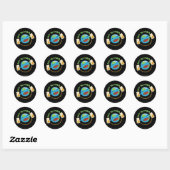 Sticker Rond Sauvez la Terre (Feuille)