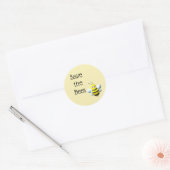 Sticker Rond Sauvez les abeilles (Enveloppe)