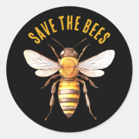 Sauvez les abeilles Noir Jaune