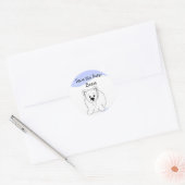 Sticker Rond Sauvez les ours polaires (Enveloppe)