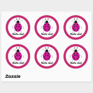 Sticker Rond Sauvez-moi, Protéger la nature, personnalisée,