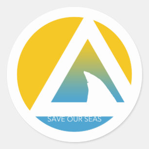 Sticker Rond sauvez nos tricicles maritimes