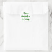 Sticker Rond Save America Go Galt (Sac)