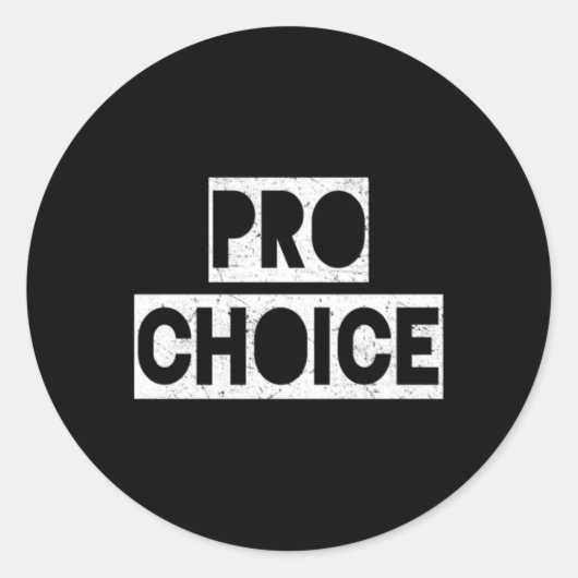 Sticker Rond Save Roe Feminism Safe Abortion Pro Choice (Devant)