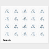 Sticker Rond savewatercoastie3 (Feuille)