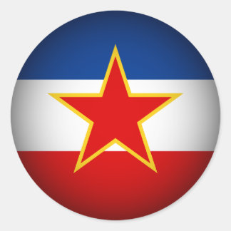 Sticker Rond Savezna Federativna Republika Jugosalvija SFRJ