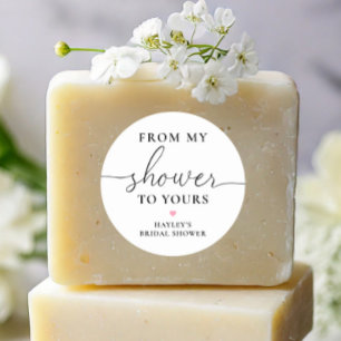 Sticker Rond Savon De Ma Douche À La Vôtre Quinn