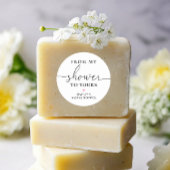 Sticker Rond Savon de Quinn de Ma Douche à la Vôtre