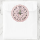 Sticker Rond savon français mauve (Sac)