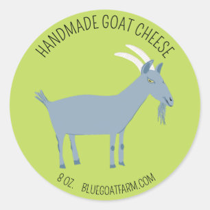 Sticker Rond Savons-Cadeaux artisanaux de chèvre Lotion Fromage
