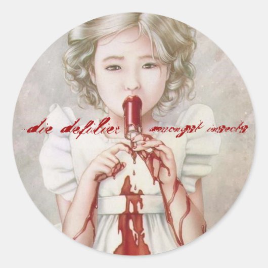 Sticker Rond [savoureux] (Devant)