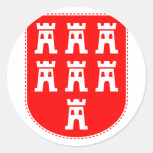 Sticker Rond Saxons transylvaniens