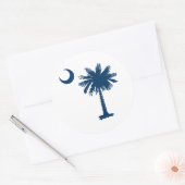 Sticker Rond SC Palmetto & Croissant (Enveloppe)