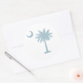 Sticker Rond SC Palmetto & Croissant (CB) (Enveloppe)