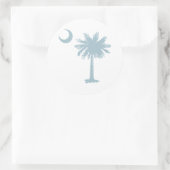 Sticker Rond SC Palmetto & Croissant (CB) (Sac)