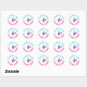 Sticker Rond Scampi fée (Feuille)