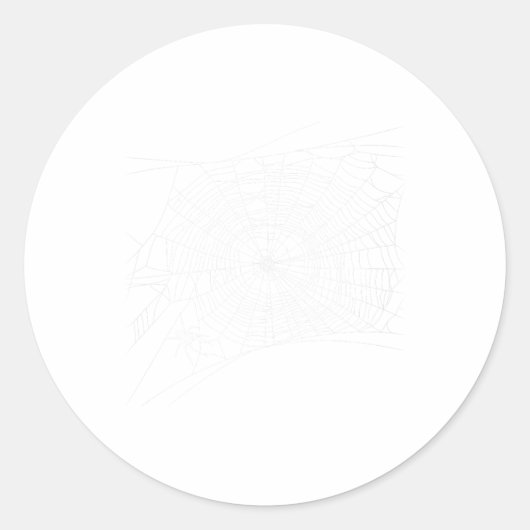 Sticker Rond Scanner Web - Black Widow Halloween (Devant)