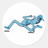 Sticker Rond Scarper. (Devant)