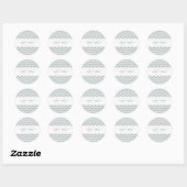 Sticker Rond SCEAU 2 :: chevron1 3 (Feuille)