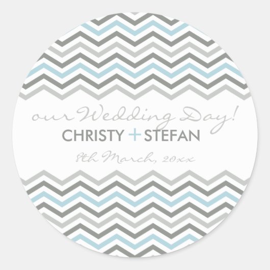 Sticker Rond SCEAU 2 :: chevron1 3 (Devant)