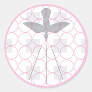 Sticker Rond Sceau baptismal et baptême