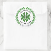 Sticker Rond Sceau comorien, Comores (Sac)