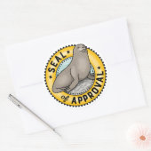 Sticker Rond Sceau d'approbation (Enveloppe)