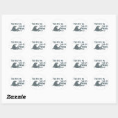 Sticker Rond Sceau d'approbation (Feuille)
