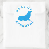 Sticker Rond Sceau d'approbation (Sac)