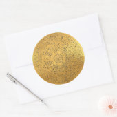 Sticker Rond Sceau d'archanges, Sceau de Dieu, Sigillum Dei Aem (Enveloppe)