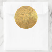 Sticker Rond Sceau d'archanges, Sceau de Dieu, Sigillum Dei Aem (Sac)